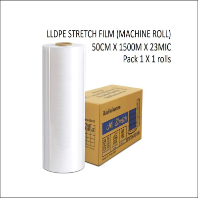 MÀNG QUẤN MÁY M - STRETCH 500 MM X 23 MIC X 1500 M